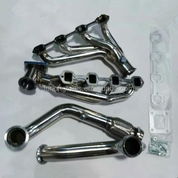 OEM Size Universal Engine STAINLESS STEEL EXHAUST MANIFOLD FIT MUSTANG 86-93 5.0L V8 302 T4 TURBO Hot Item