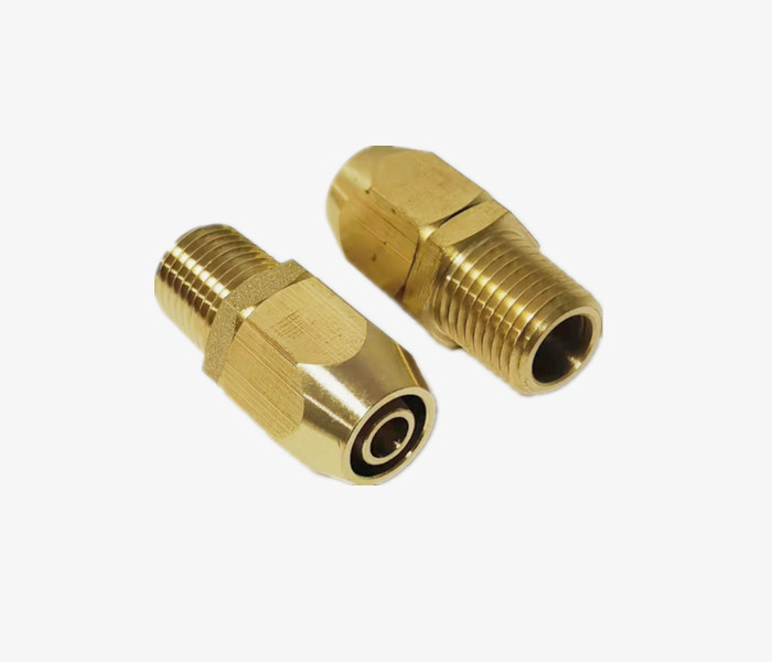 Premium Solid Brass Pneumatics 1/4" Barb Fitting For 1/4-Inch ID Polyurethane Air Hose