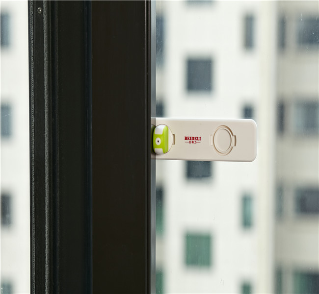 Plastic Windows Stop Child Safety Window Locks , Plastic Cabinet Lock Double Gears