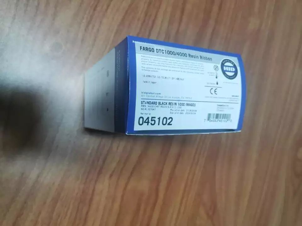 1000 Images Standard 45102 Black Ribbon for DTC1000 DTC1250e Card Printer and Durable