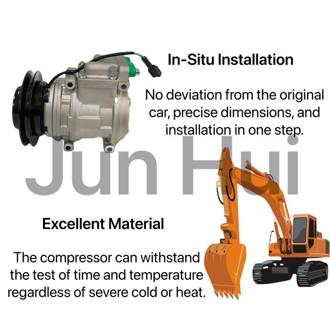 12-24V R134a Air Conditioner Parts For SANY SY60C-9 Excavator
