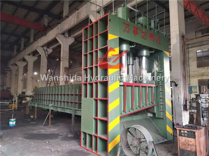 WANSHIDA 800 Ton Hydraulic Guillotine Scrap Metal Shear Gantry Shear shearing machine