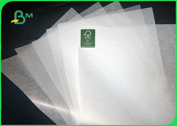FSC 35gsm - 50gsm good stiffness not deformation MG white craft roll for packing