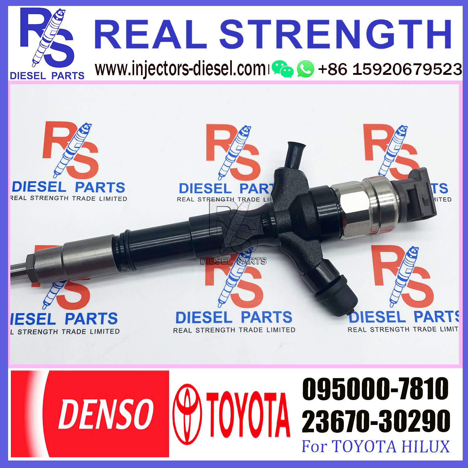 FST TOYOTA Fuel Injector Common Rail 23670-30120 095000-7810