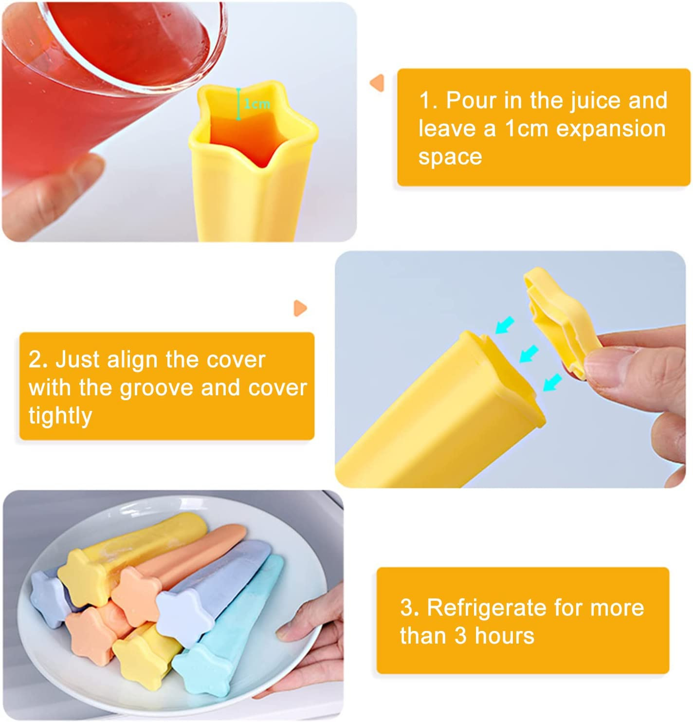 Nontoxic Flexible Silicone Ice Molds BPA Free Tasteless Food Grade
