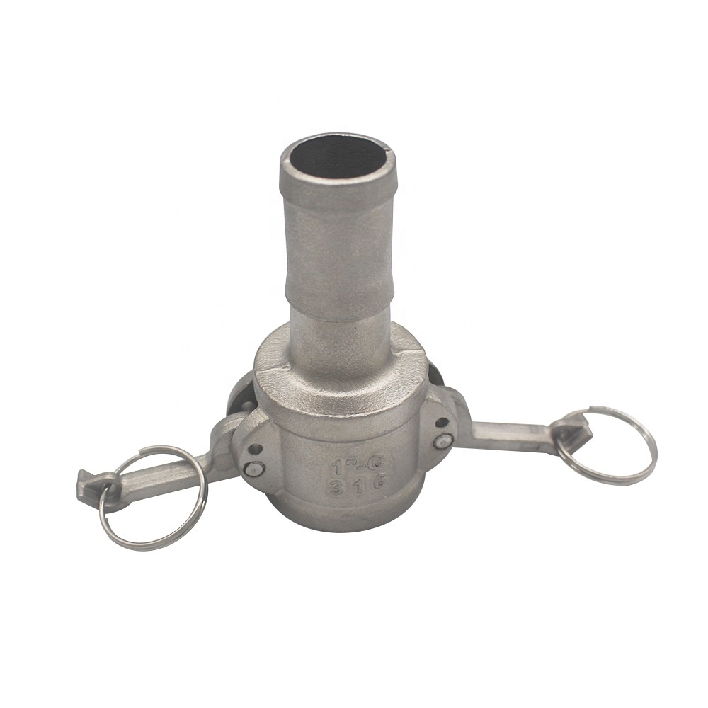 Customized SS304 316L Type C Camlock Quick Connectors for Water Gas Oil NPT BSP 1/4"-4