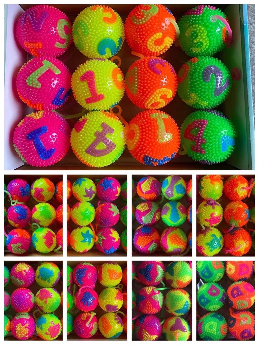 Multi-colors FLASHING Volleyball-SPIKY YOYO BALL and Affordable