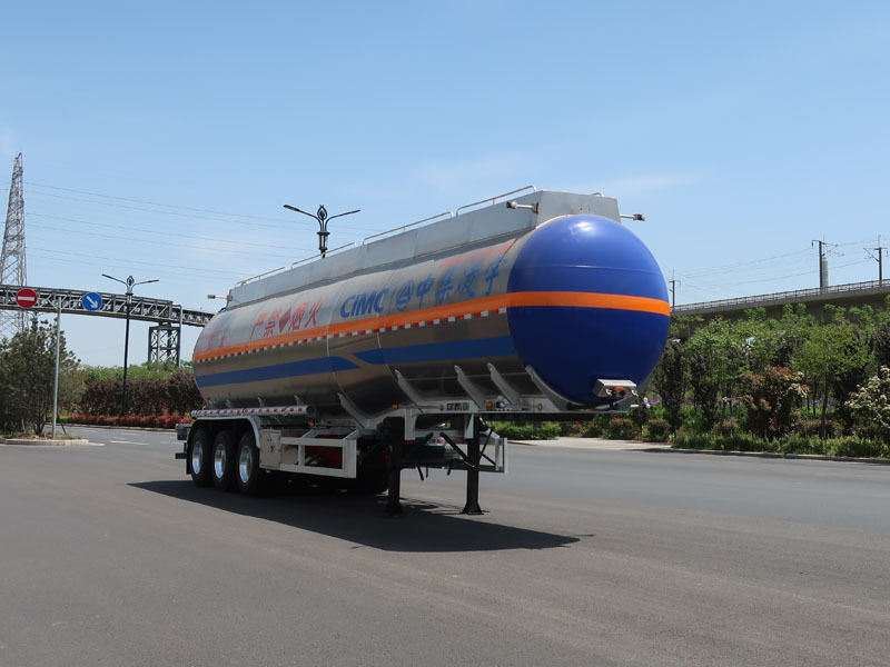 Insulation 45.5m3 3 Axles Flammable Liquid Semi Trailer for Liquid Transport Vehicle