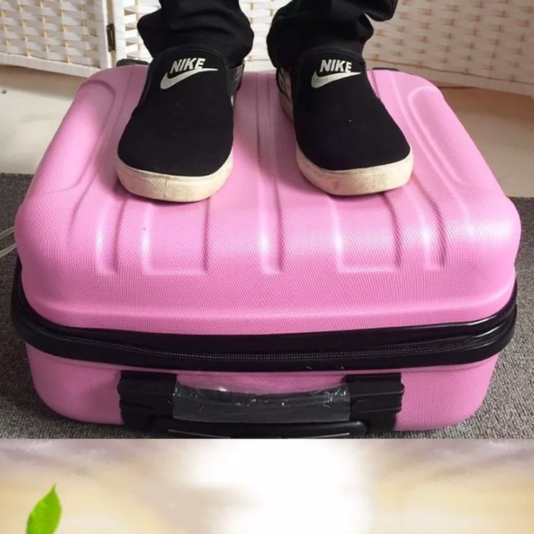 Waterproof Carry On Travel Luggage Hardshell Boarding Suitcase 18 Inch With Lock