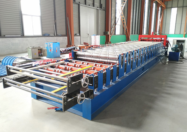 Double Deck Color Steel Sheet Roof Tile Making 2 Layer Roll Forming Machine For Roof Sheet
