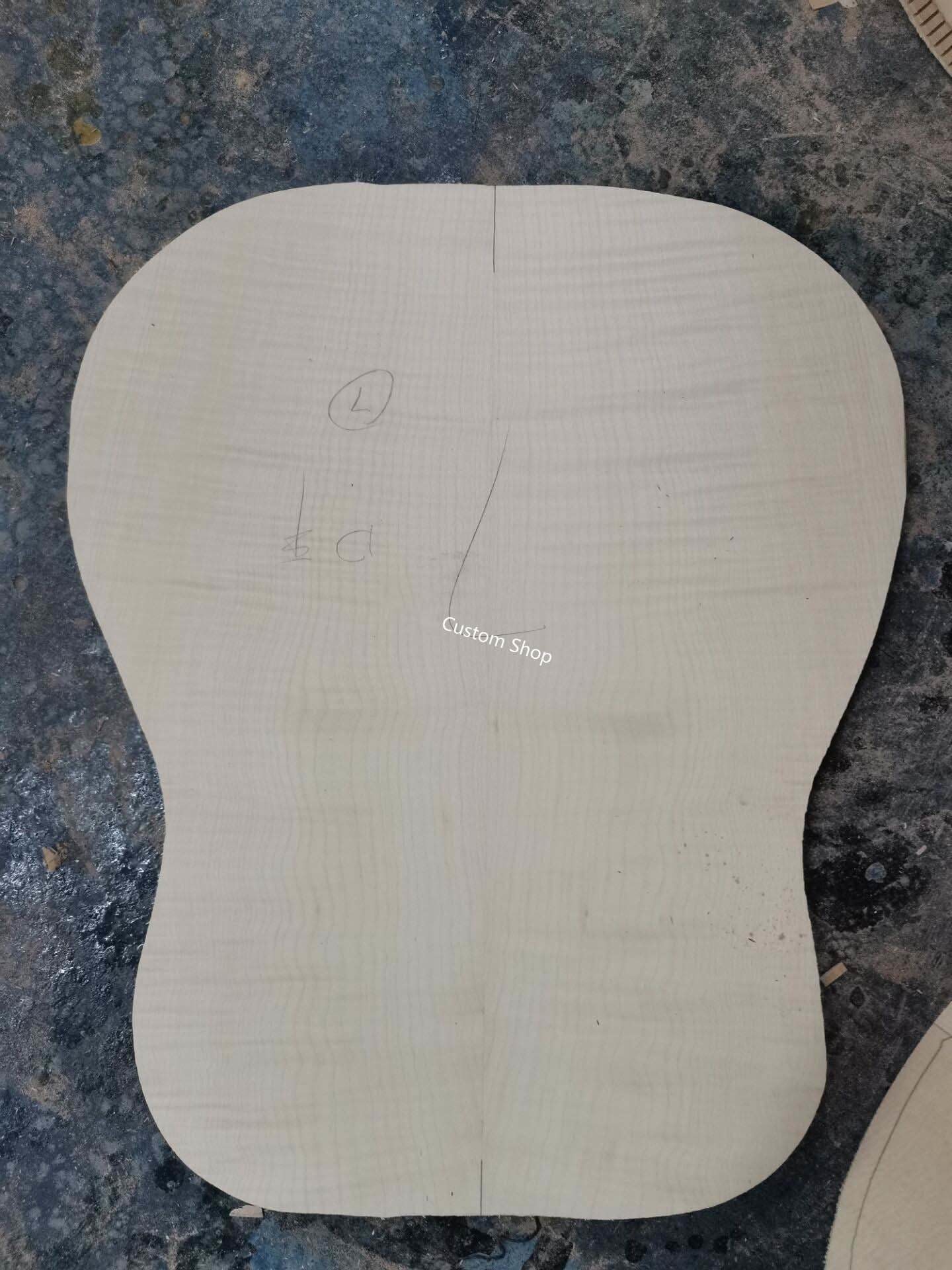Custom Handcrafted OO Body Cutaway Acoustic Guitar with 12 Strings Double PRO Pickup