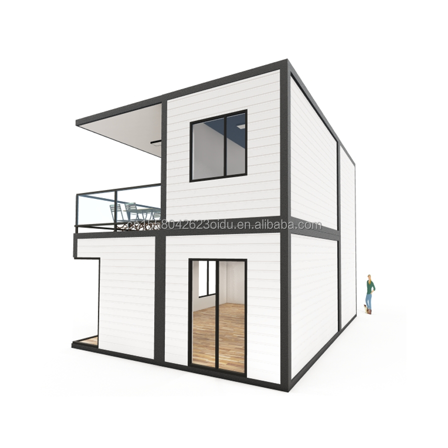 Aluminum Alloy Windows Chinese Design Style Steel Structure Luxury Villa House with Customization Options