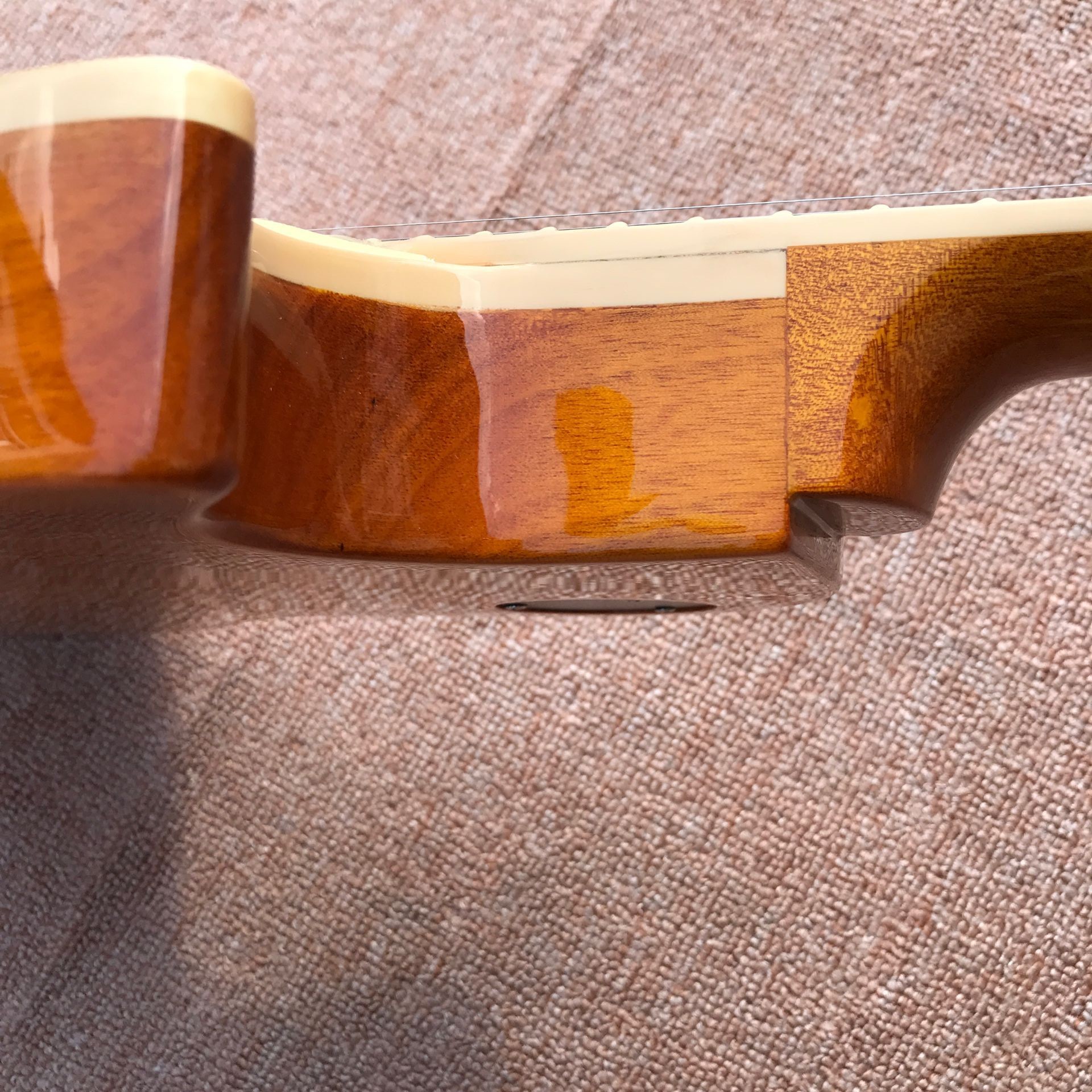 Custom one piece Neck one piece body electric guitar, Upgrade Tune-o-Matic bridge guitar Tiger Flame standard guitar