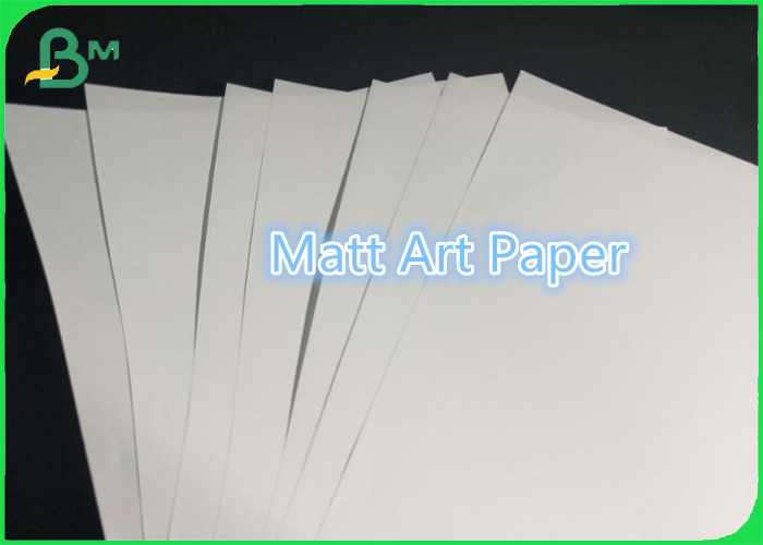 80gsm 100gsm Double Side Coated Matte Paper White Printable C2S Magazine Paper