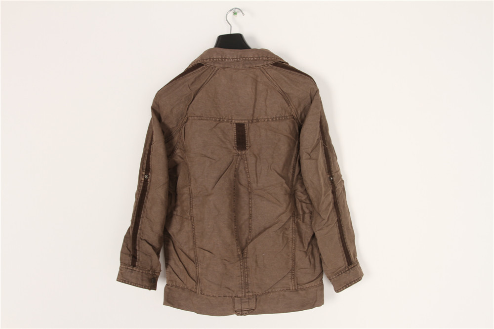 Ladies cotton casual jacket, Women's cotton washed coat, Vintage design, Old-Fashion