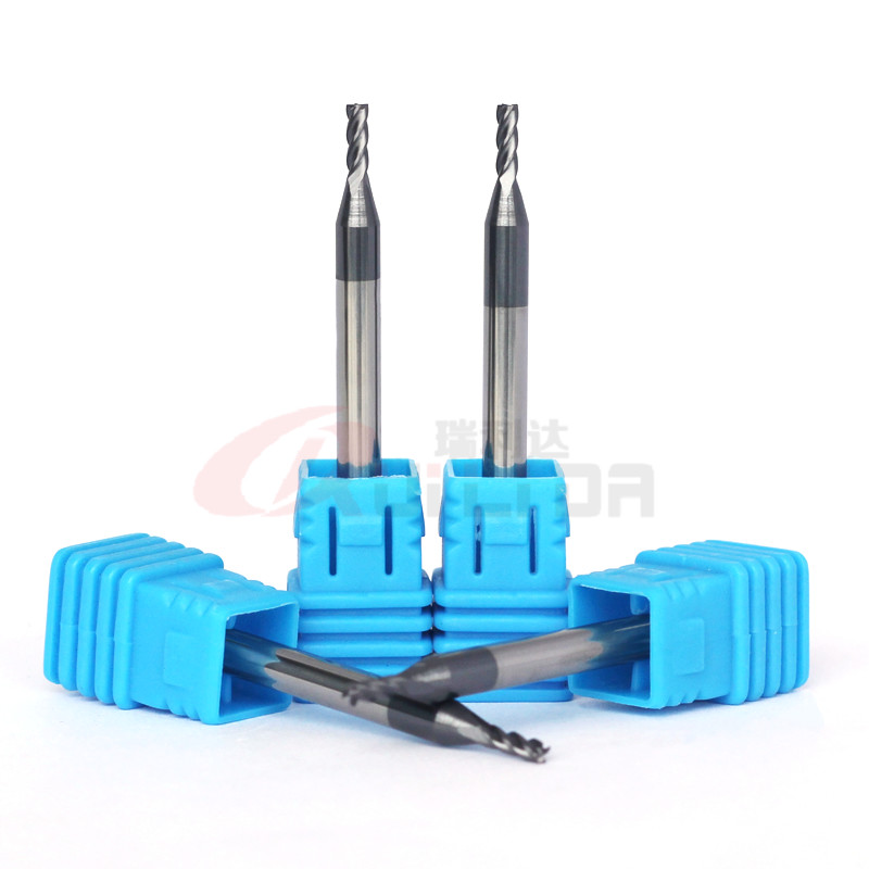 1/4" 2mm 4 Flute Solid Carbide End Mill Rod Square