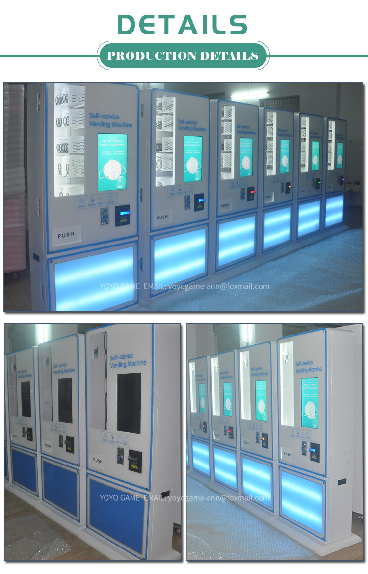 Digital Touch Screen Liquid Detergent Vending Machine for Self Service Washing Room