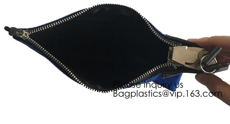 Locking Security Money Bag, Cash Bag,Bank Bag Canvas Keyed Security,Money Bag with Key Lock Keyed Security, security bag