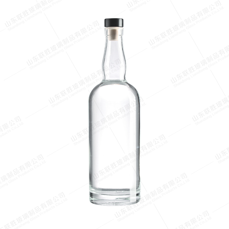 Flint Glass Bottles for Whiskey Gin Rum Vodka Brandy in Various Sizes and Capacities