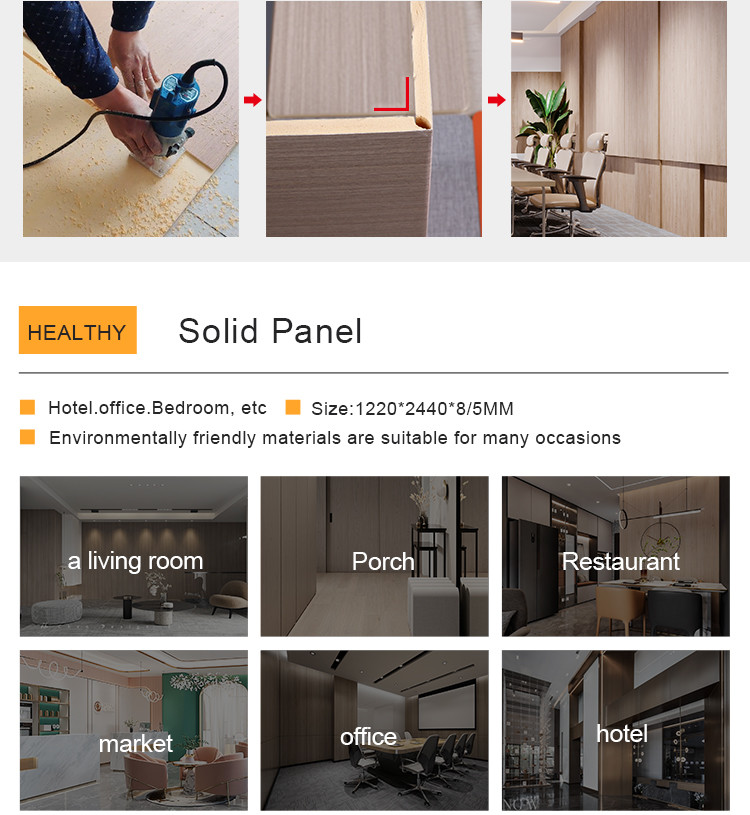 Luxury Decorative Eco-Friendly Waterproof Fabric Bamboo Fiber Wall Paneling