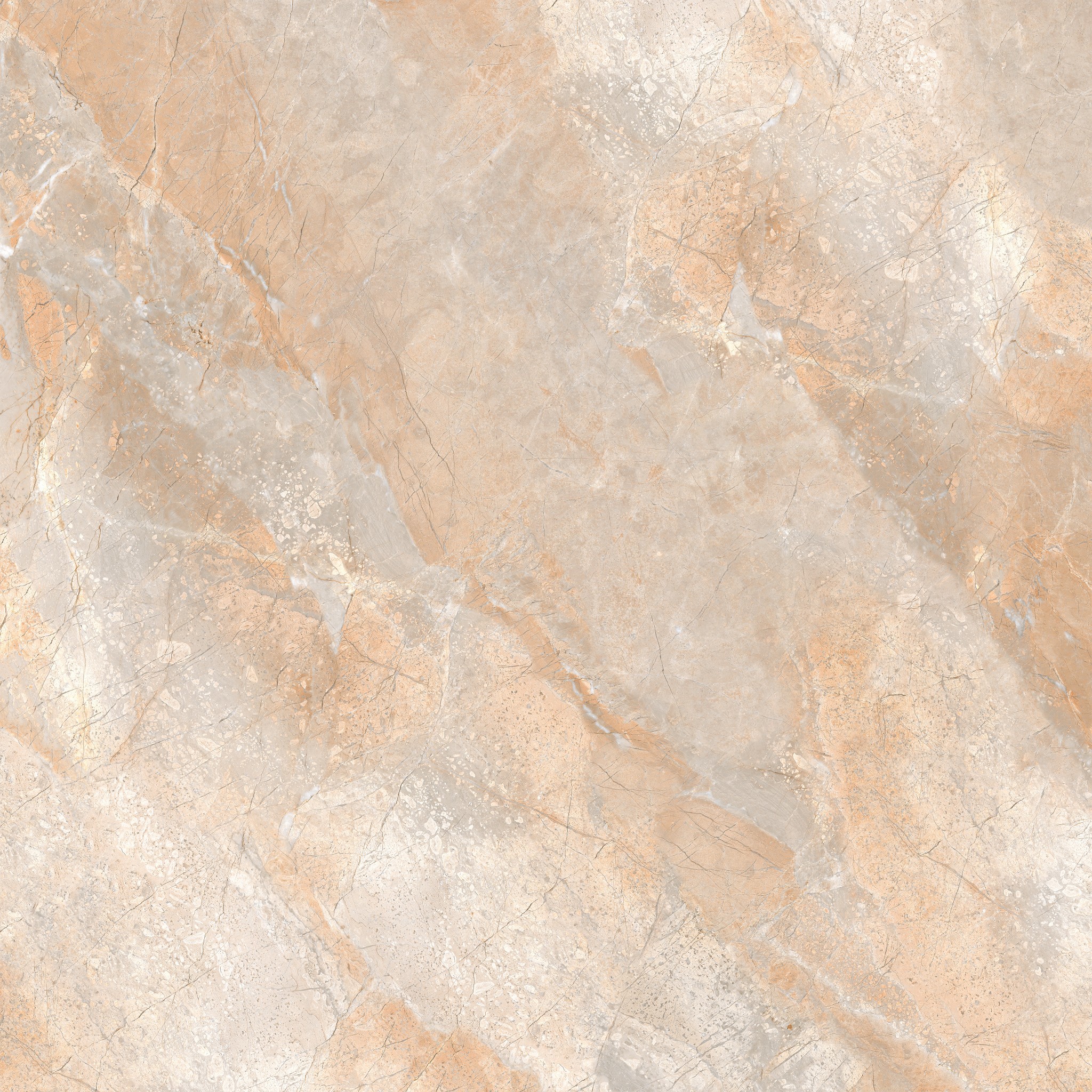 Brown Waterproof And Non - Slip 1200x1200mm Polished Sintered Stone Slabs For Apartment Rebuilding