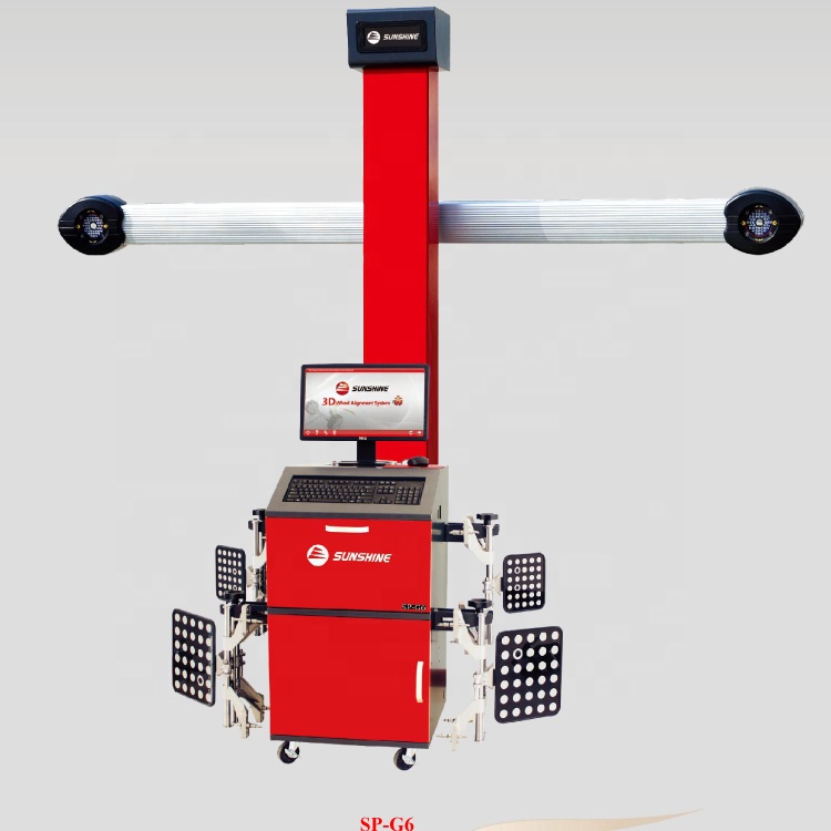 Waterproof And Oil Proof Truck Wheel Alignment Machine For Top Notch 4 Wheel Alignment