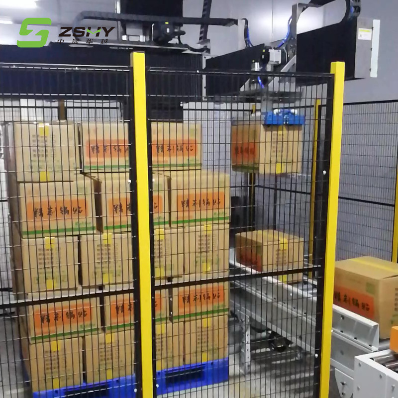 Single Column Automatic Palletizing Machine Robotic Pallet Stacker 380V 60HZ