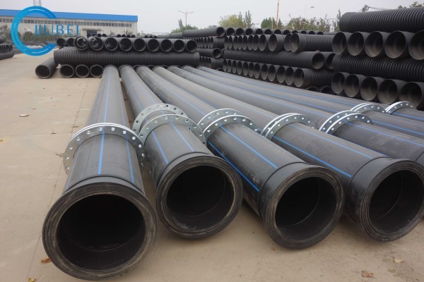 Impact Resistance HDPE Dredging Pipe With Welding / Steel Flanges