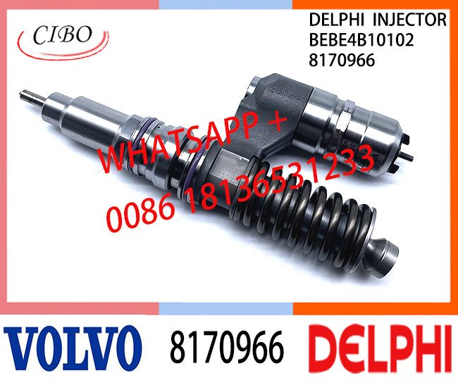 VOL 8170966 BEBE4B10102 Fuel engine Diesel Injector 8170966 BEBE4B10102 A1 for VOL D12 3124 US SPEC 340-425 HP