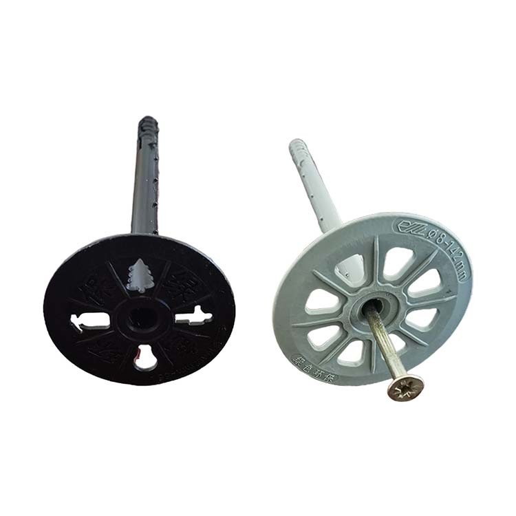 37mm Plastic Insulation Anchors Insulation Fixing Pins With Screw Slow Vibration
