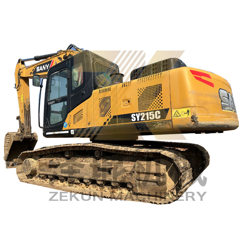 Low Hour Sany SY215C Excavator with 1.1m³ Bucket Capacity