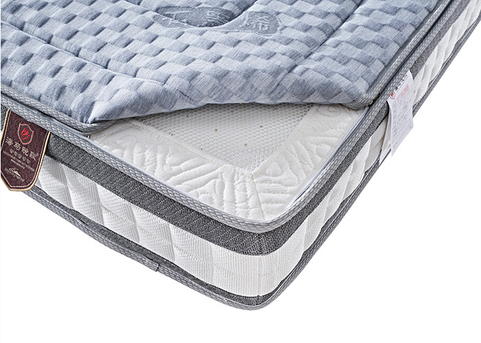 Hypoallergenic 2m Memory Medium Spring Mattress Pillow Top Breathable