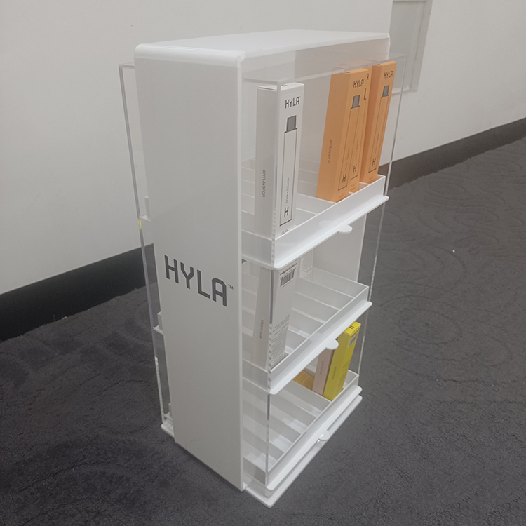 Customized Acrylic Display Stand Hair Care Products Acrylic Countertop Display Stand