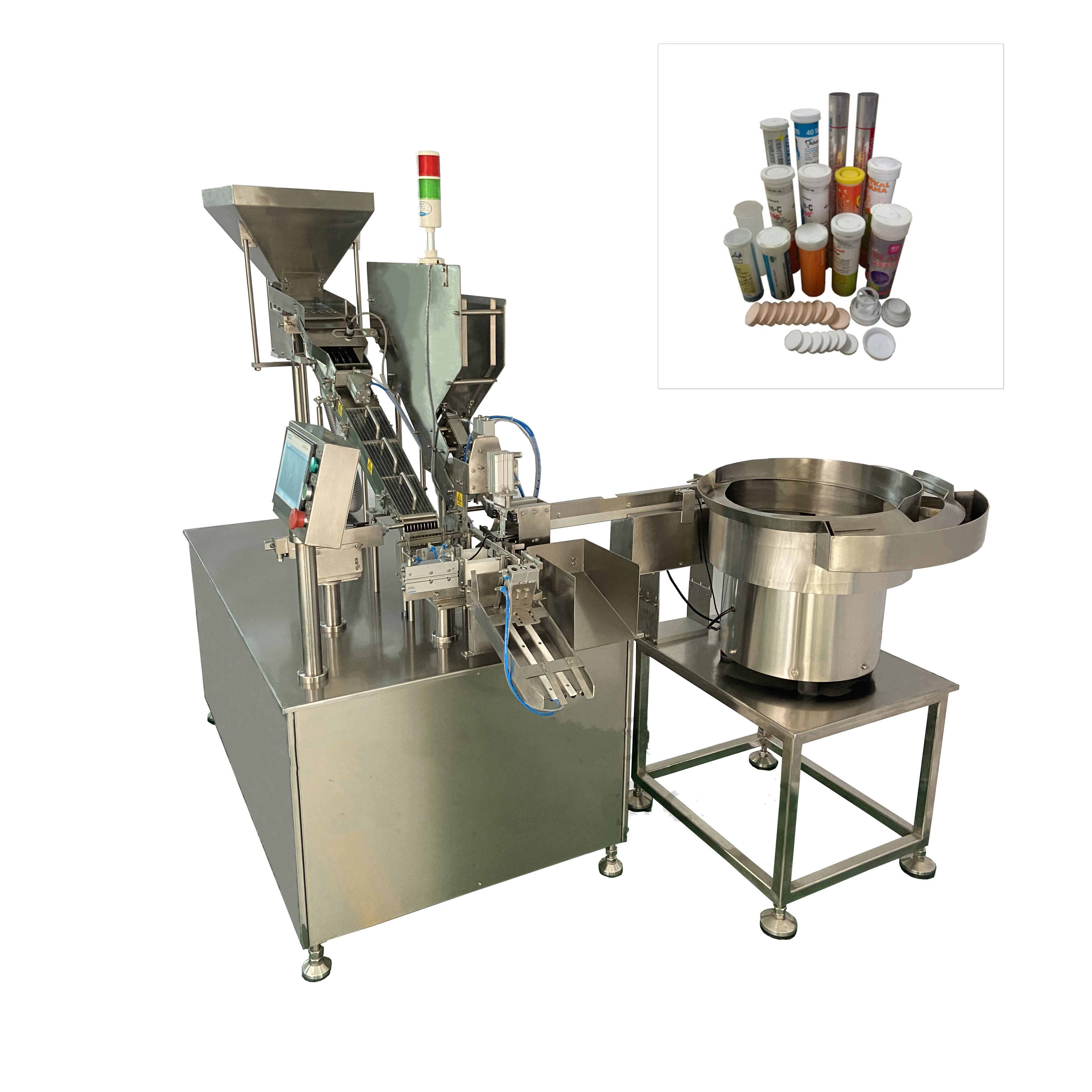 8ml Cosmetics Automatic Filling Machine For Cleaning Cream Squeeze Tube