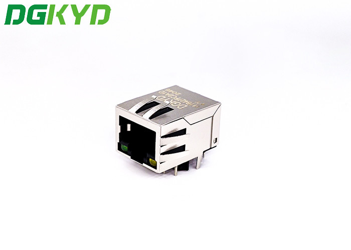 TAB DOWN 1X1 RJ45 Shielded Connector With Filter Outlet