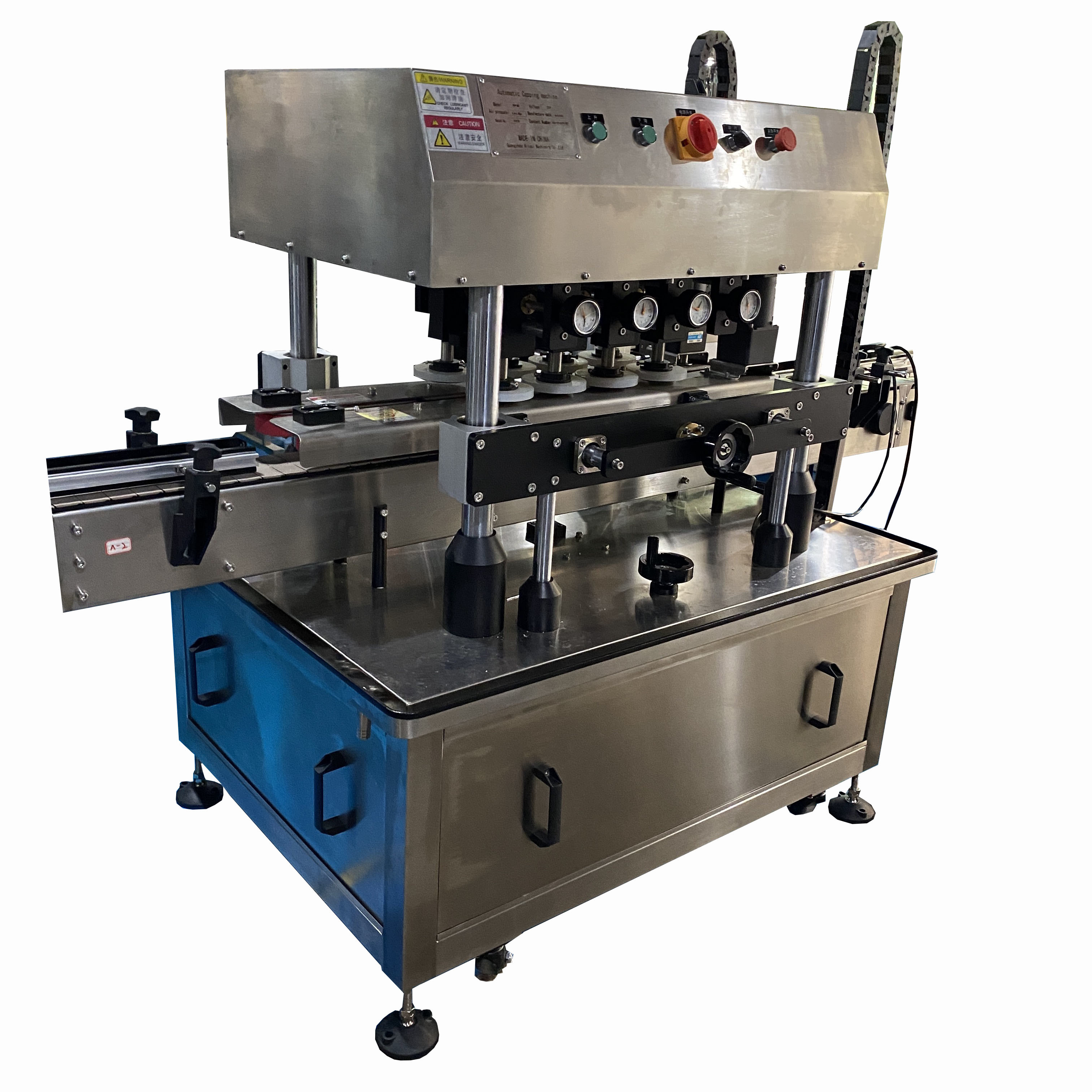 Automatic Glass Jar Capping Bottle Capper Machine Twist Off Screw Lid Capping Machine