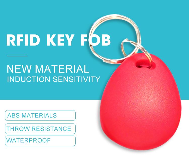 TK4100 RFID NFC Keyfob , EM4200 Key Fob 125khz For Door Access Control