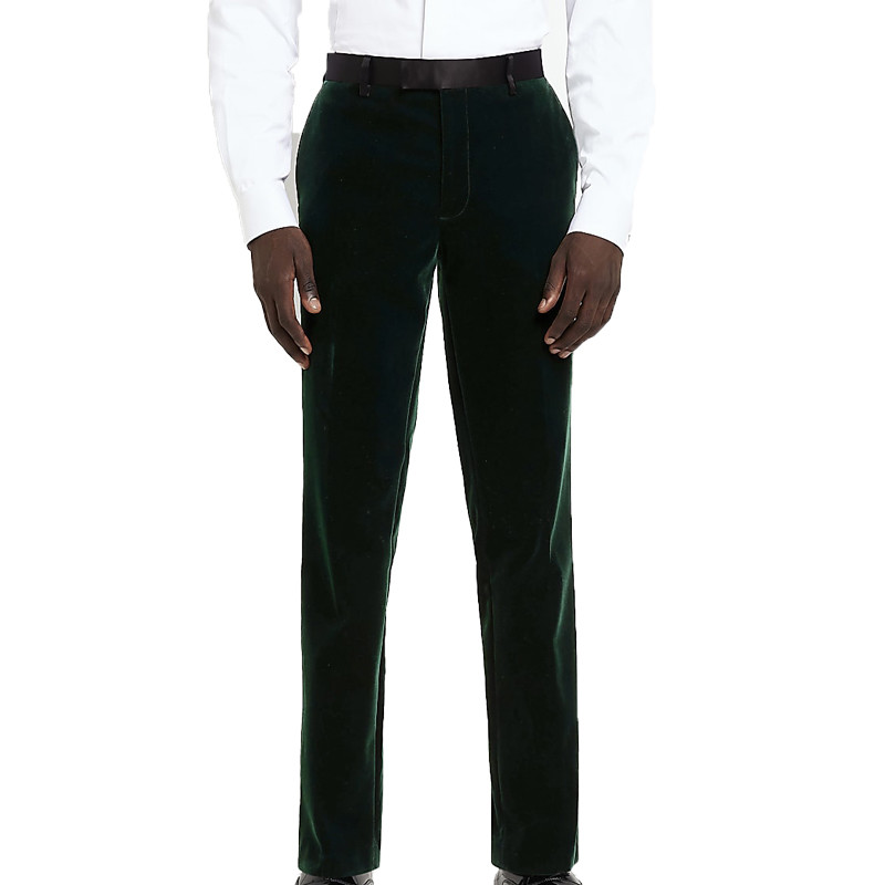 2PCS Dark Red Tuxedo Custom Men'S Stylish Slim Fit Velvet Fabric Tuxedo Suit For Special Occasion Party Wear