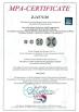 Wuhan Wanbang Laser Diamond Tools Co., Ltd. Certifications