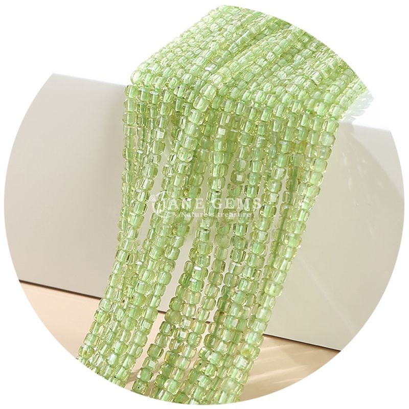 Wholesale Stone Loose Beads Natural Real Crystal Gemstone Loose Beads Square Cube Loose Beads for Bracelet Making