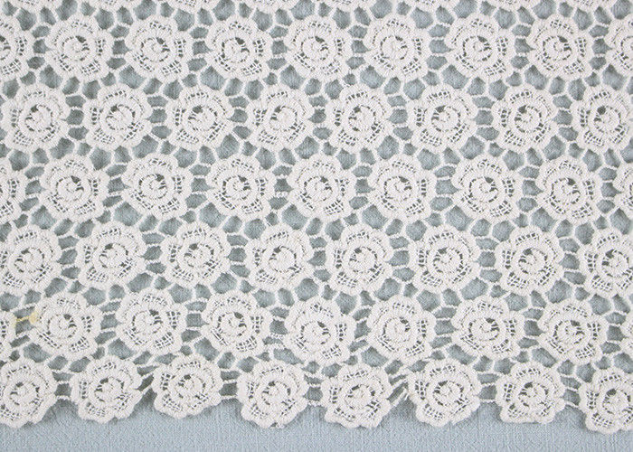 Cotton Dying Lace Fabric Guipure French Venice Lace Wedding Dress Fabric Openwork