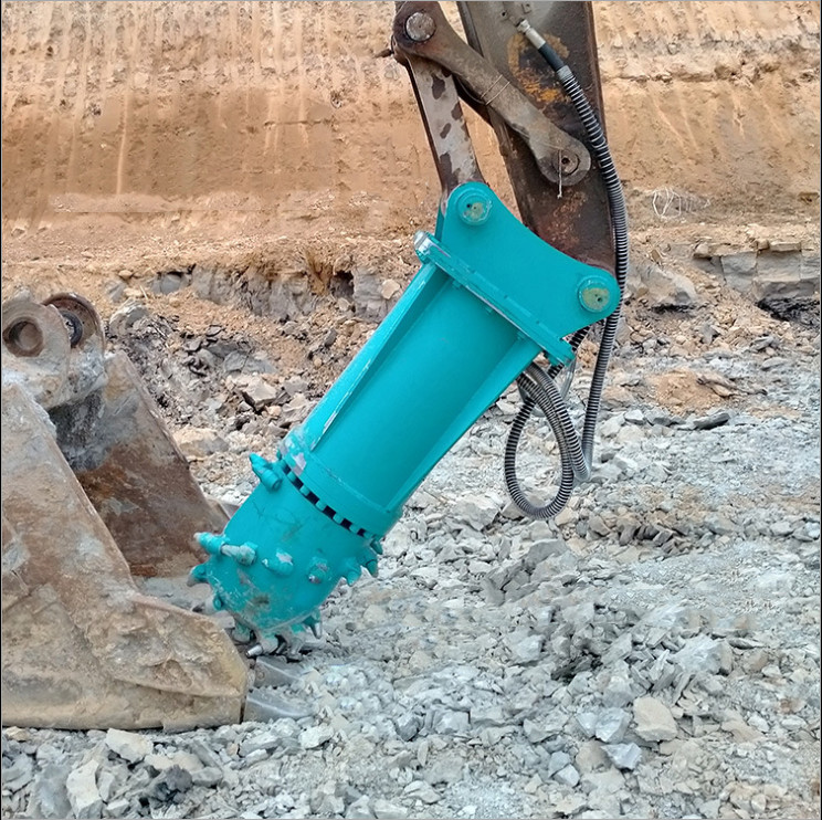 360 Degree Excavator Drum Cutter 70kw Concrete Grinder Attachment
