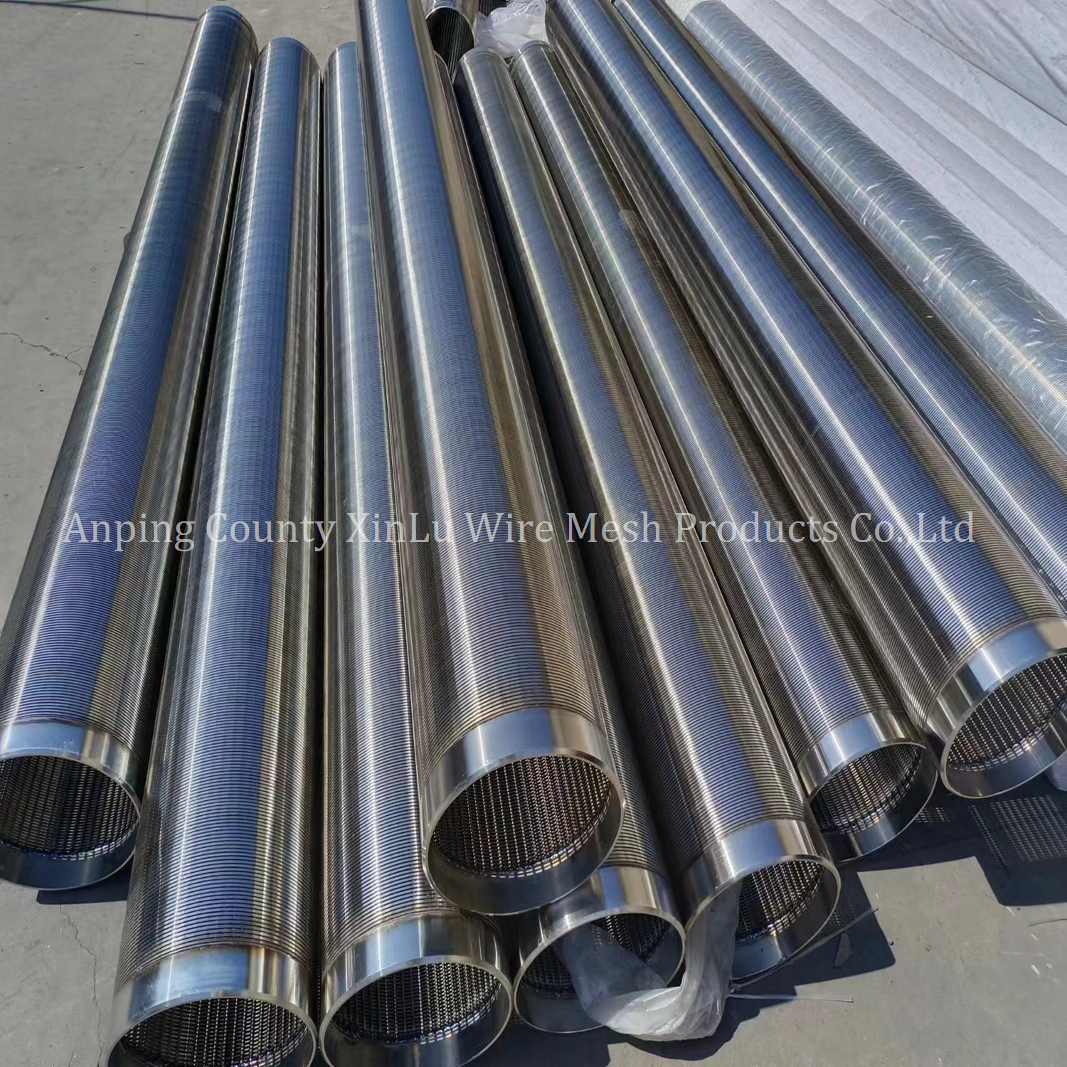 12-3/4" Deepwell Johnson wedge wire water pump screen tube with continuous slot for sand control