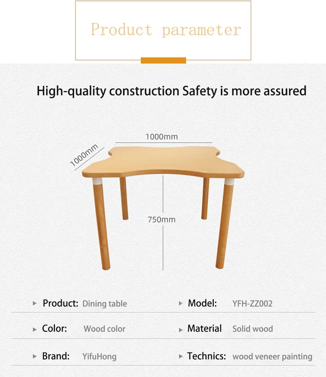 Cafe Scandinavian Style Hotel Table Antique Wooden Restaurant Table