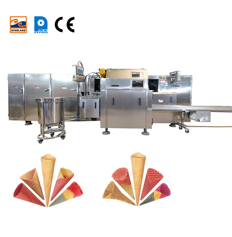 Multi Function Ice Cream Cone Machine 7kg / Hour 1.1KW Field Installation