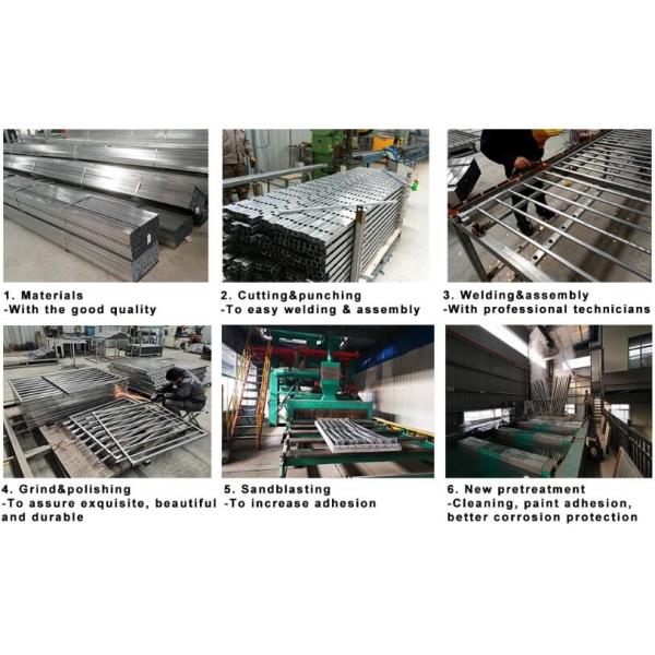 Outdoor 1.2m Galvanized Welded Wire Mesh Fence Metal Garden Panel Steel Wrought Iron