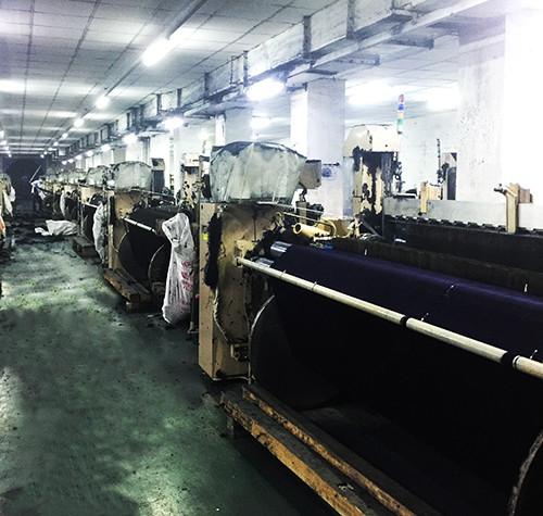 Ready For Dyeing RFD Brown Denim Fabric Material Eco Friendly