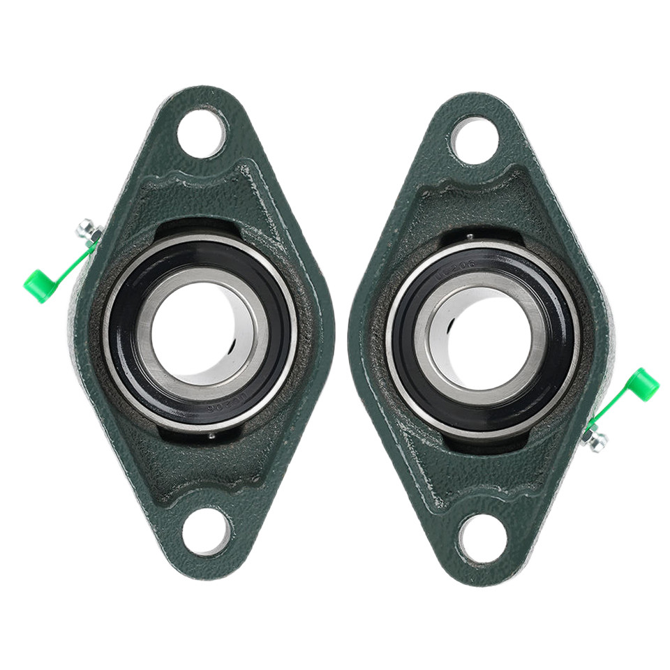 Agricultural UCFL210 Cast Iron Pillow Block Bearing , Outer Spherical Bearing For Construction