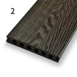 Wood Plastic Composite Garden Decking Boards moisture resistant decking panel