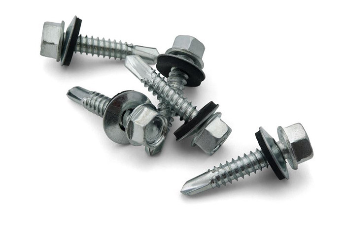 SS Galvanized Outdoor Screws Roofing 5.5x55mm With EPDM Rubber